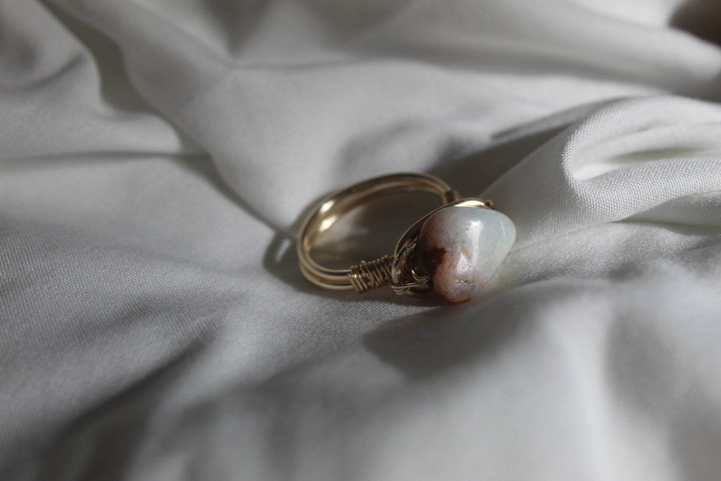 Chrysoprase Energy ring