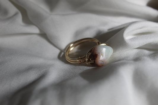 Chrysoprase Energy ring