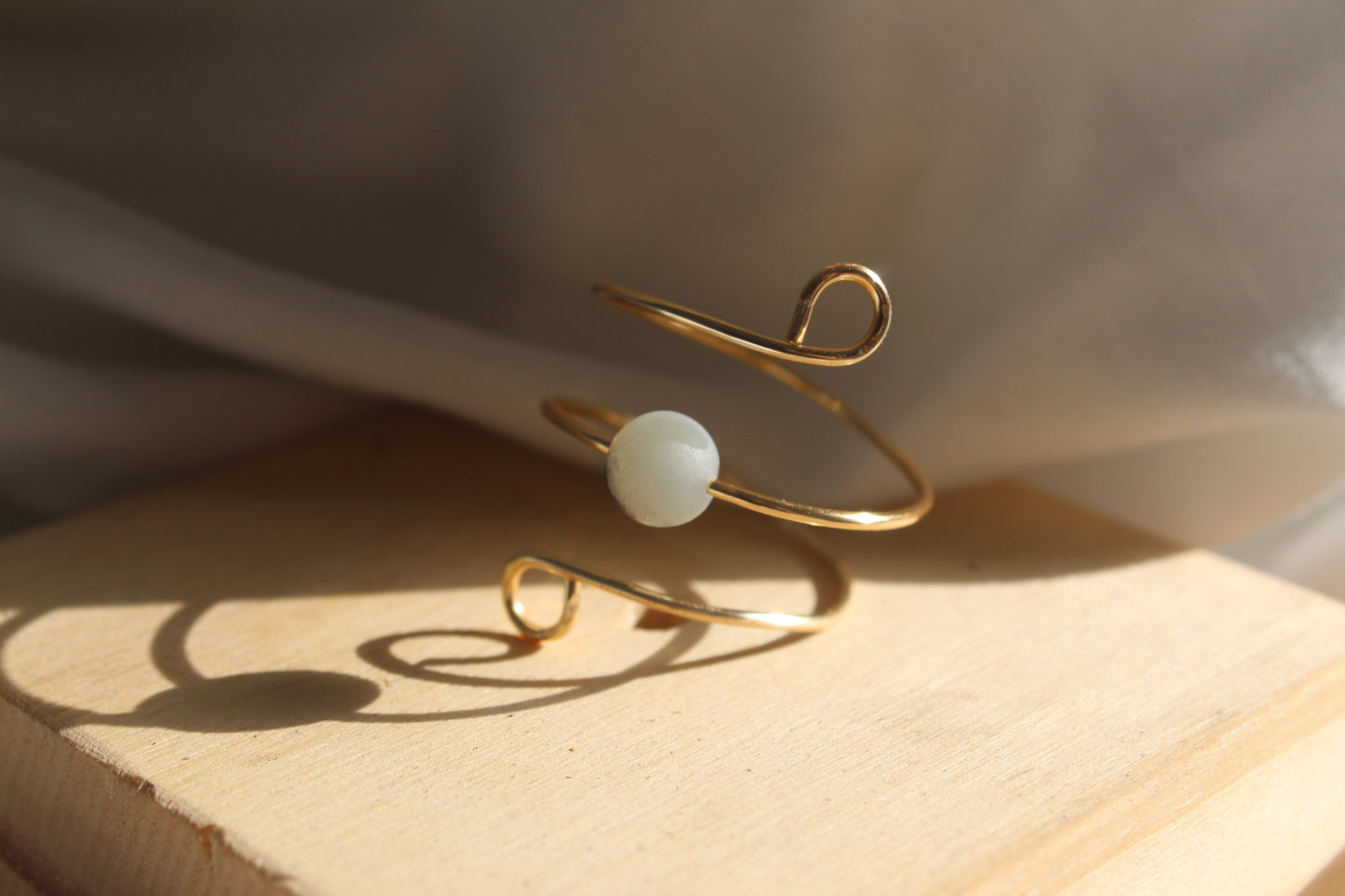 Amazonite Apollo ring