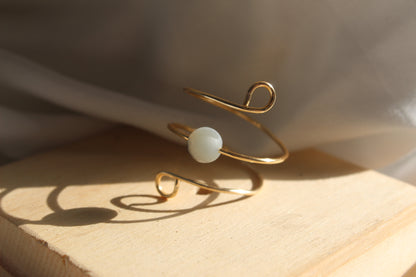Amazonite Apollo ring