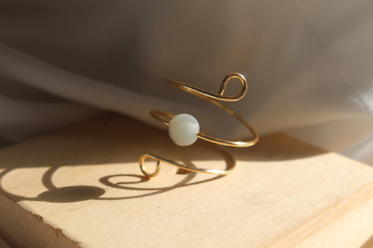 Amazonite Apollo ring