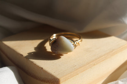 Chrysoprase Energy ring