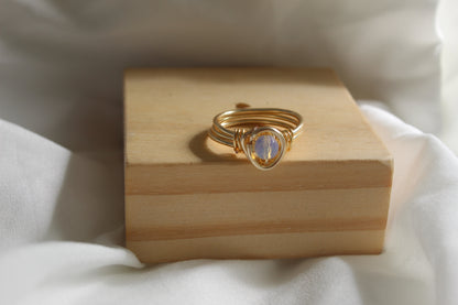 Opalite Goddess ring