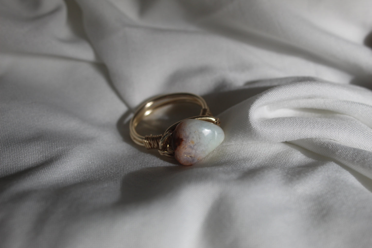 Chrysoprase Energy ring