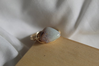 Chrysoprase Energy ring